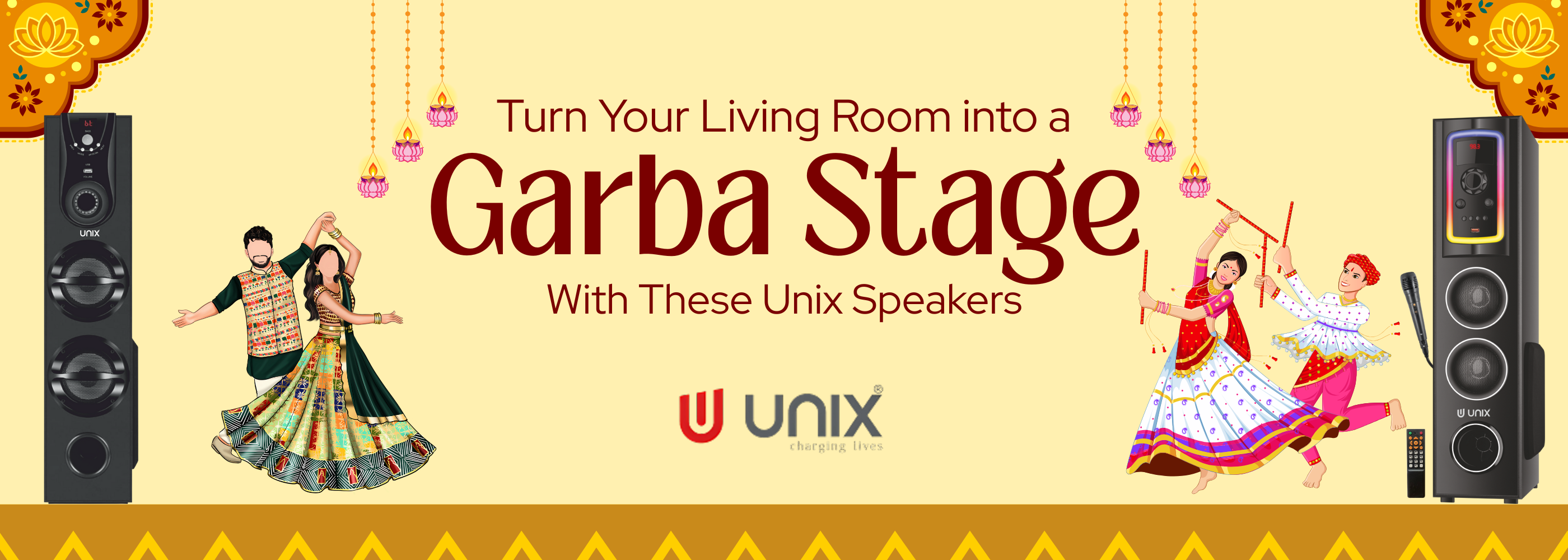Turn Your Living Room into a Garba Stage with Unix Bluetooth Speakers