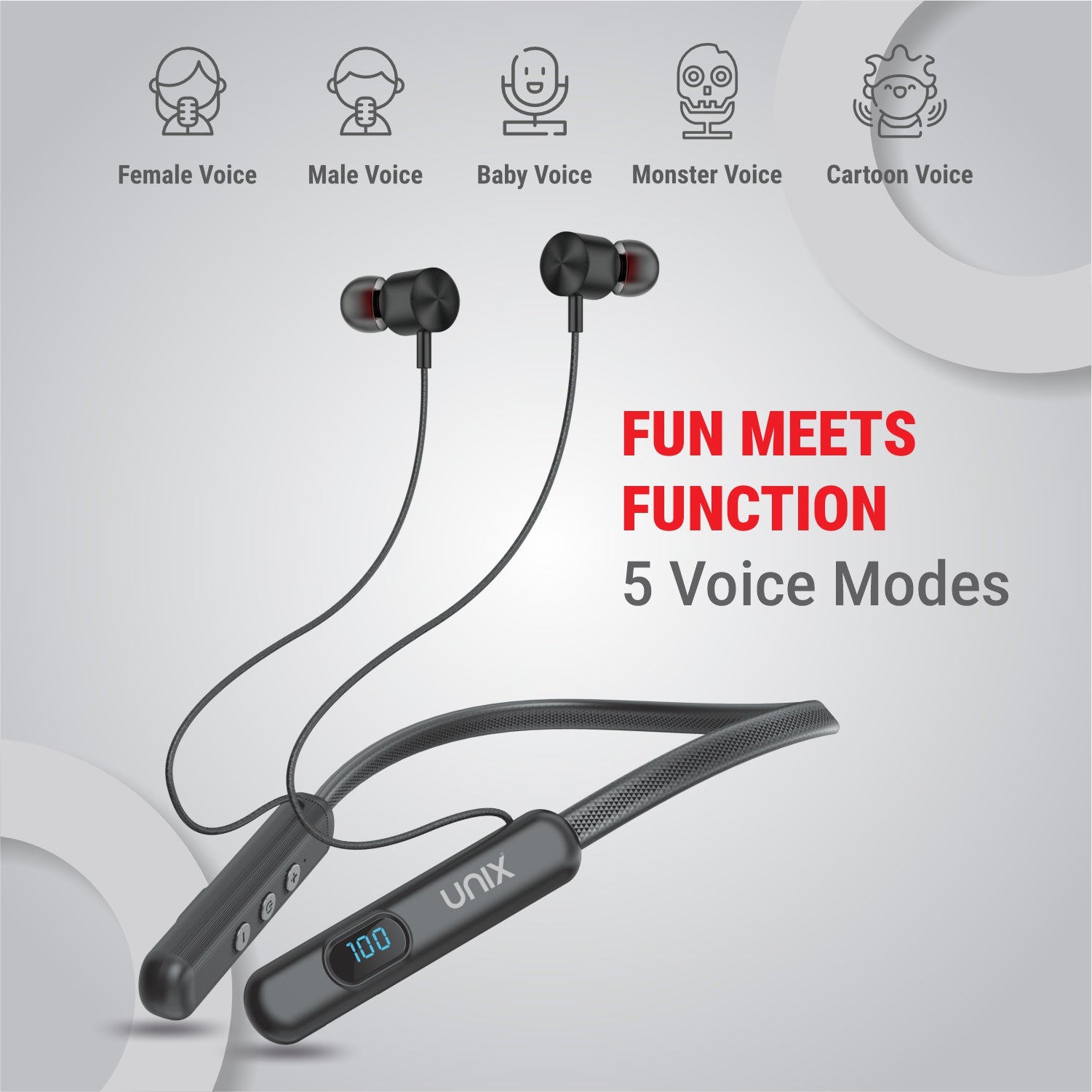 Unix UX-2000 Retro Best Wireless Neckband