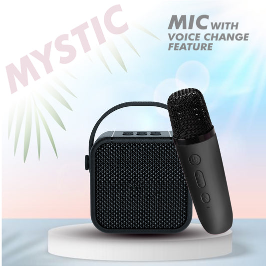 UnixIndia Mystic Wireless Bluetooth Speaker with Mic | Portable Multi-Function Stereo Speaker - Unixindia.