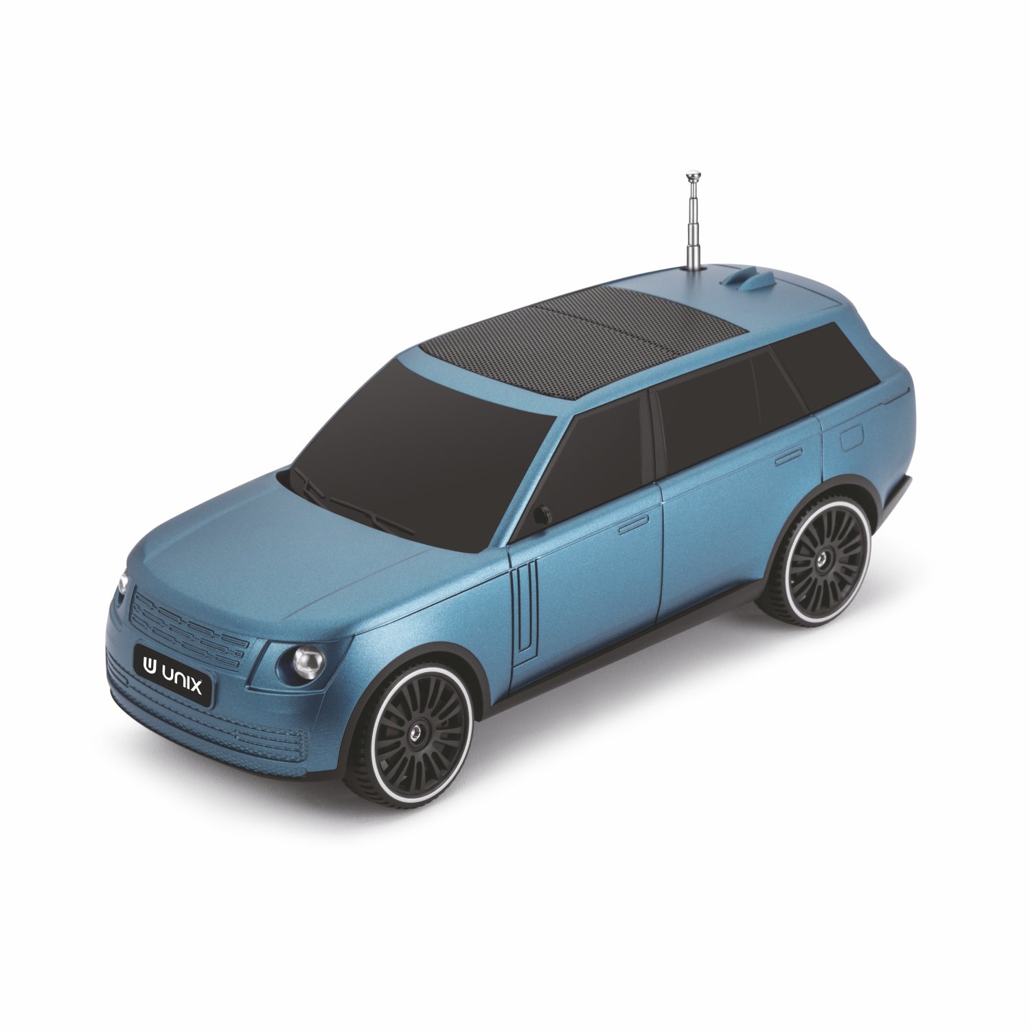 UNIX Discovery Bluetooth Speaker – 5W Stereo Sound, Car Toy Design with LED Lights & Subwoofer - Unixindia.