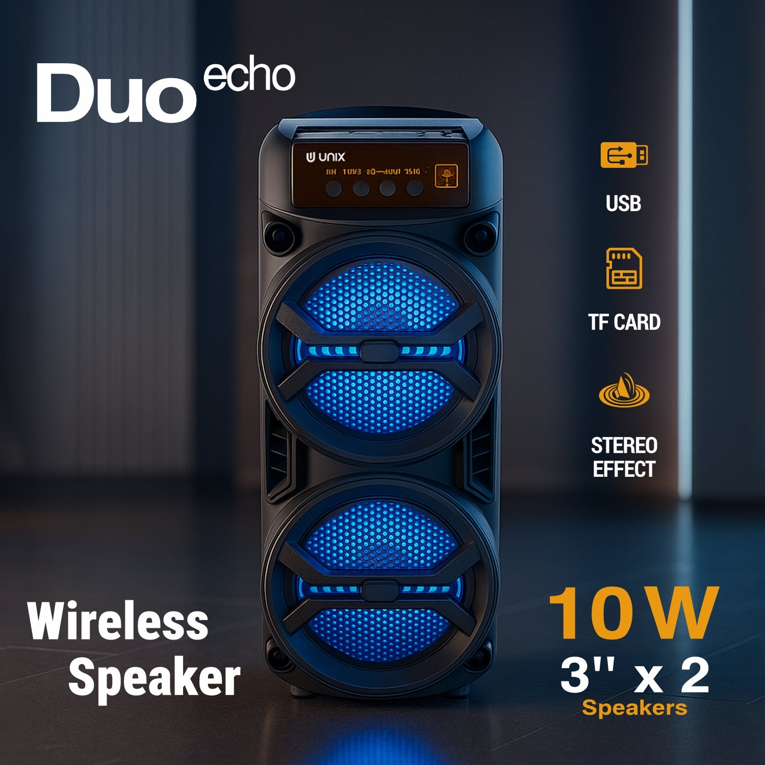Duo 10W Stereo Speaker