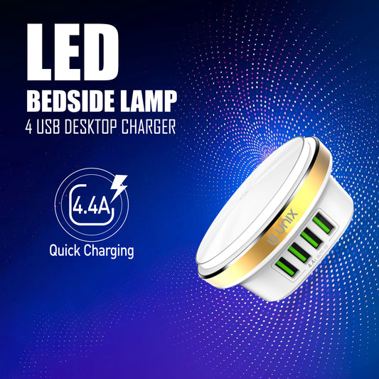 Unix UX-211 4-Port USB Desktop Charger