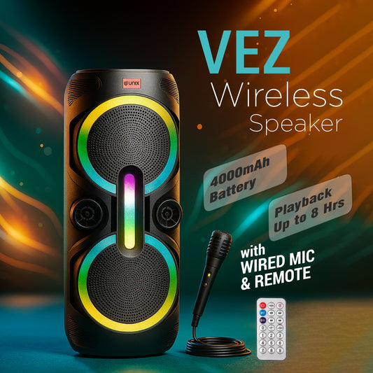 UNIX VEZ 40W Wireless Party Speaker