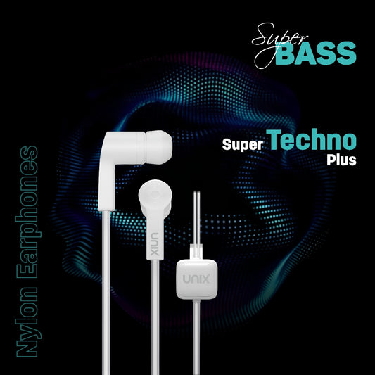 UNIX UX-C3 Wired Earphones äóñ Super Bass & Hi-Fi Stereo Sound for Power Beats