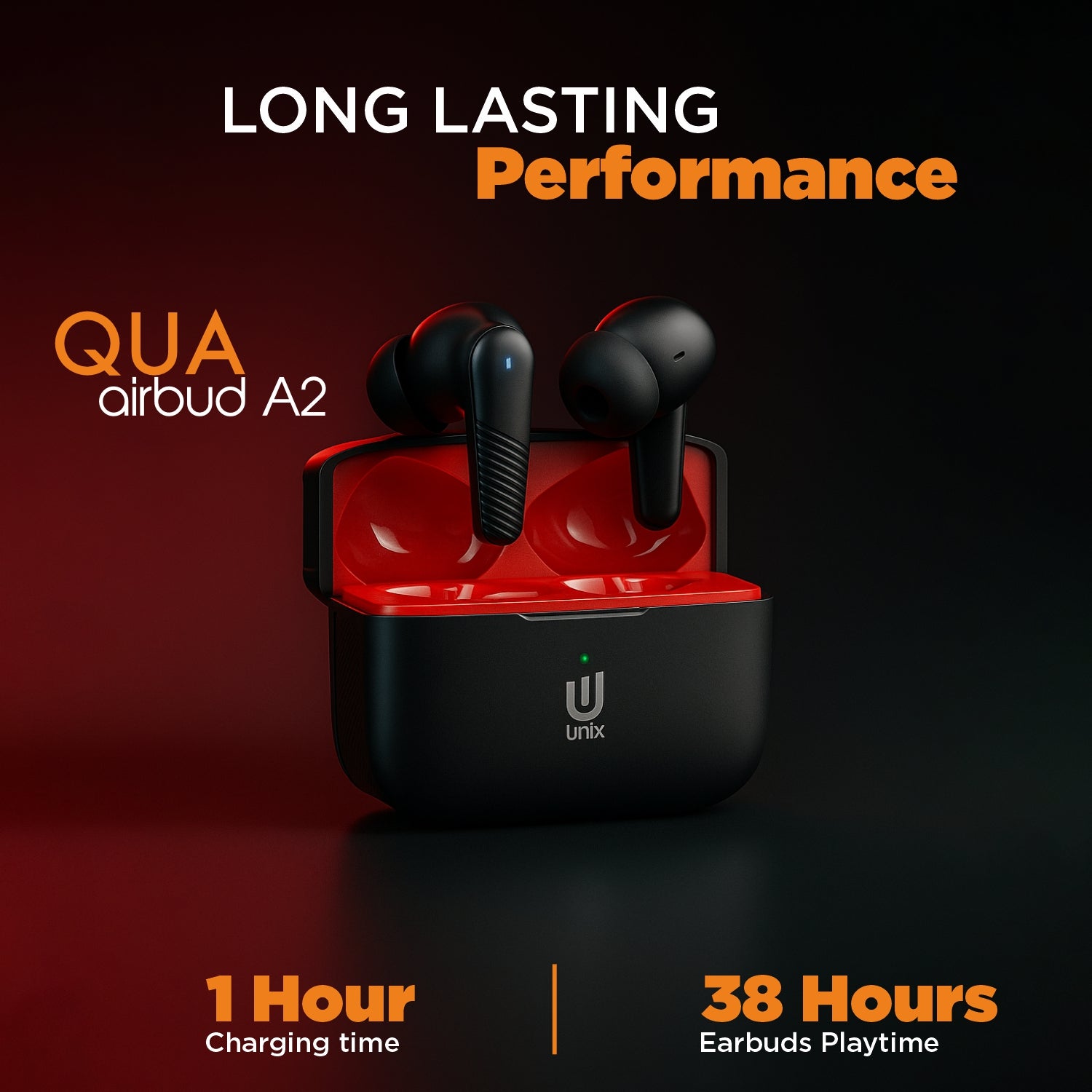 Unix Qua Airbud A2 True Wireless Earbuds