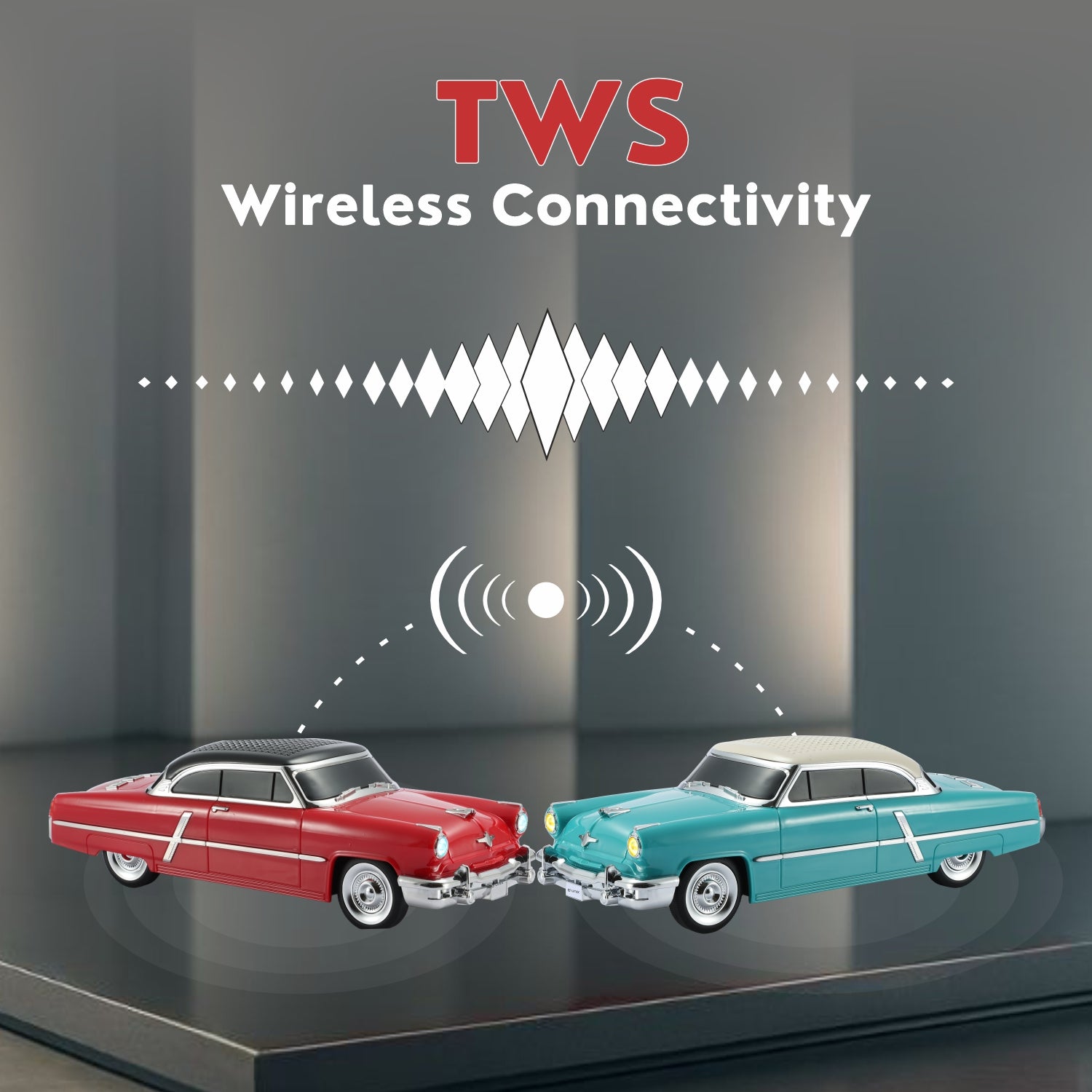 UNIX Capri 52 Vintage Classic Car Bluetooth Speaker