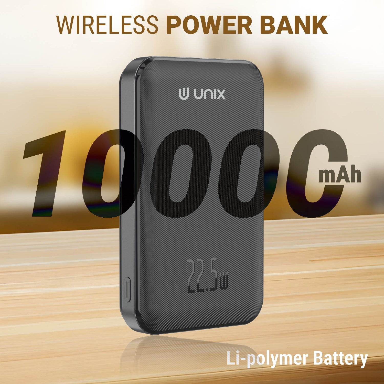 UNIX UX-1540 Prod 10000mAh Wireless Power Bank
