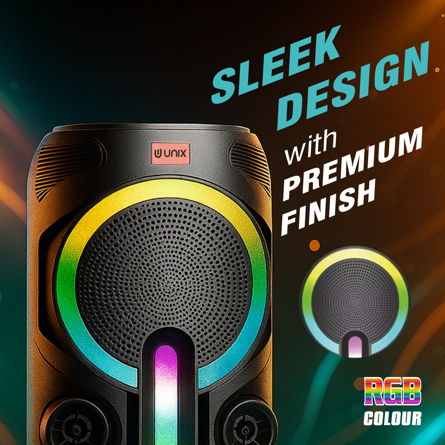 Vez UX-887 40W RGB Party Speaker