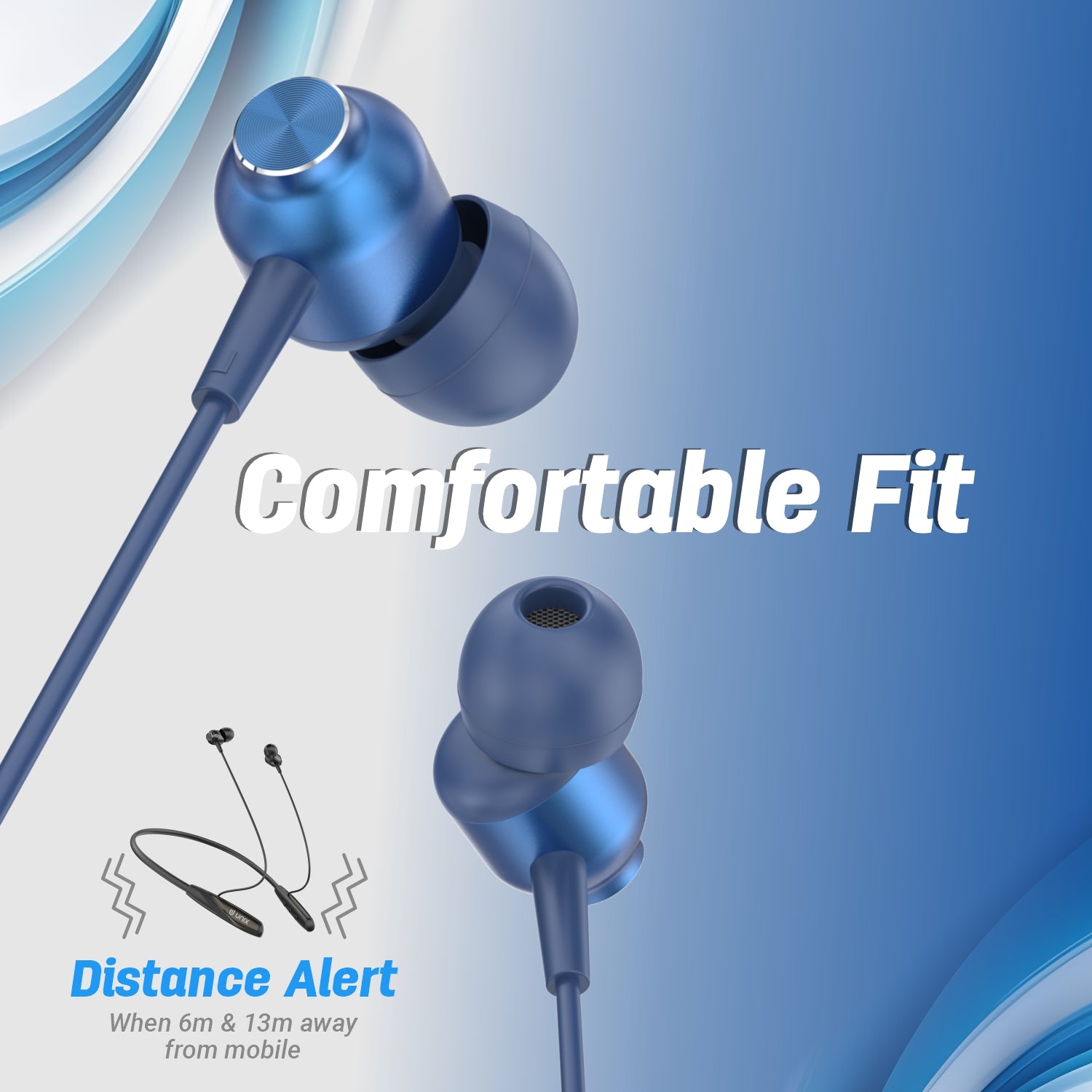 Unix UX-W1 Versa Wireless Neckband comfortable fit