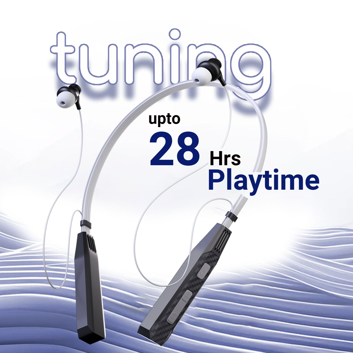 UNIX Tuning MX5 Bluetooth Neckband – Immersive Stereo Sound, 28-Hour Playtime & Deep Bass - Unixindia.