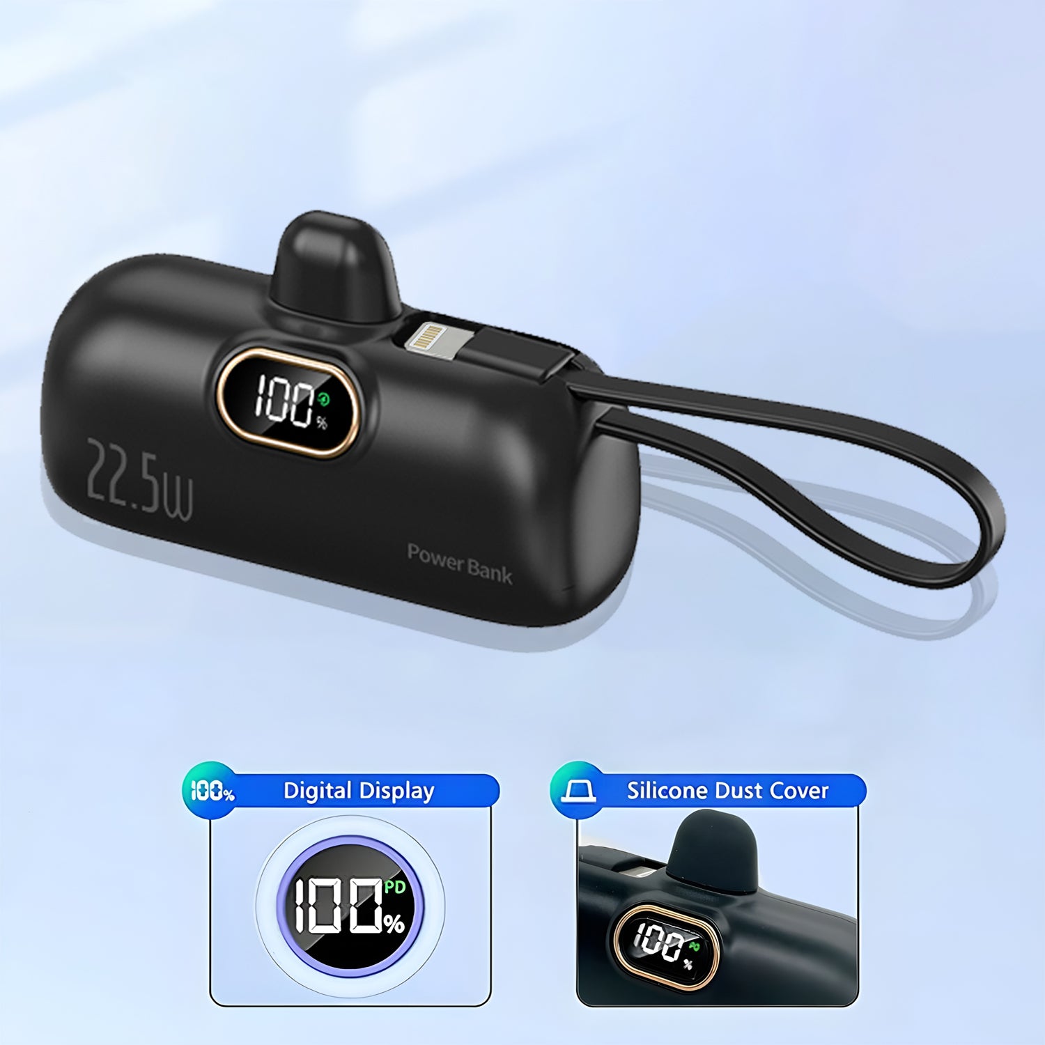 Compact & Portable äóñ Lightweight design ideal for travel and daily use.