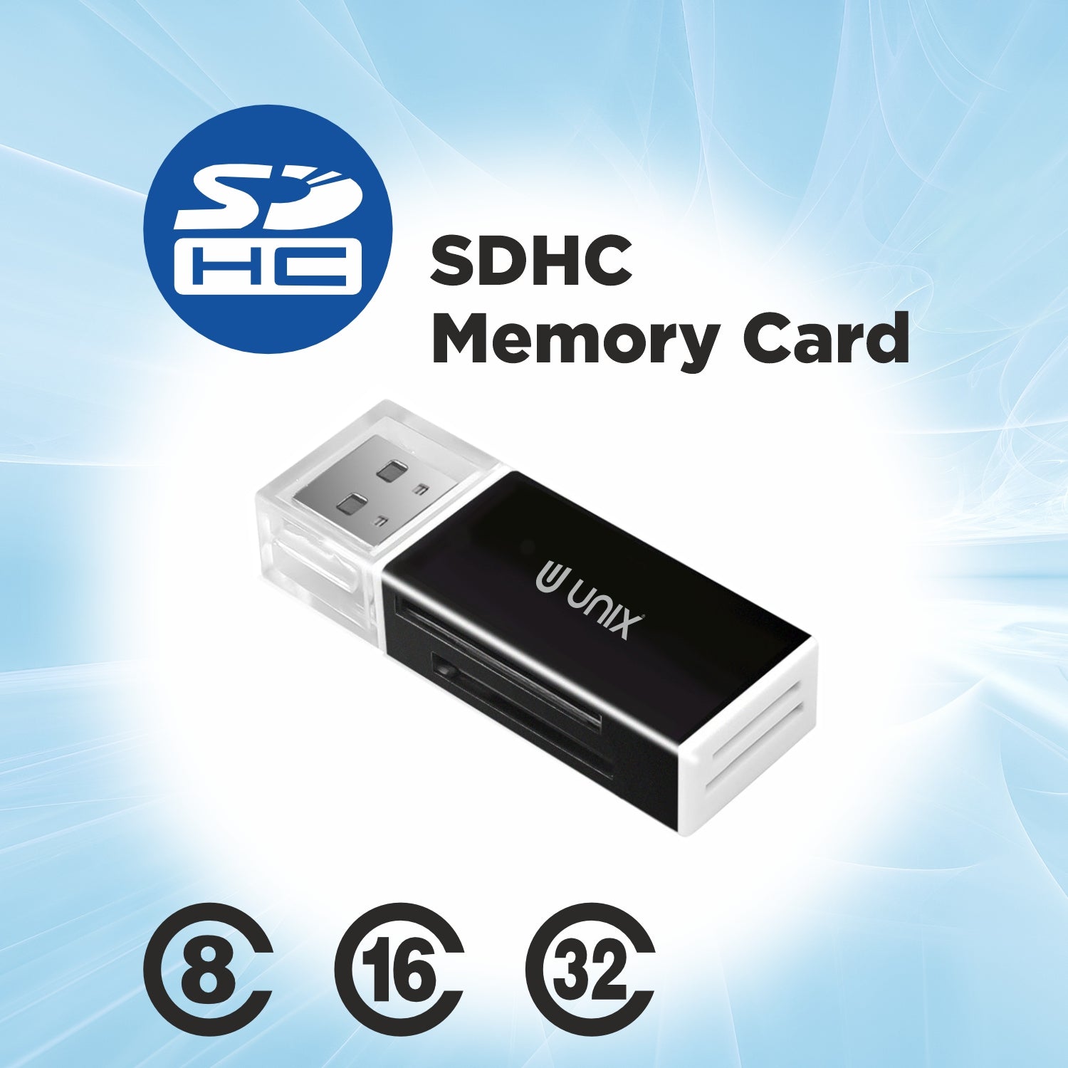 UNIX CR10 High-Speed Multi Card Reader | USB 3.0 | Metal Body | 480Mbps