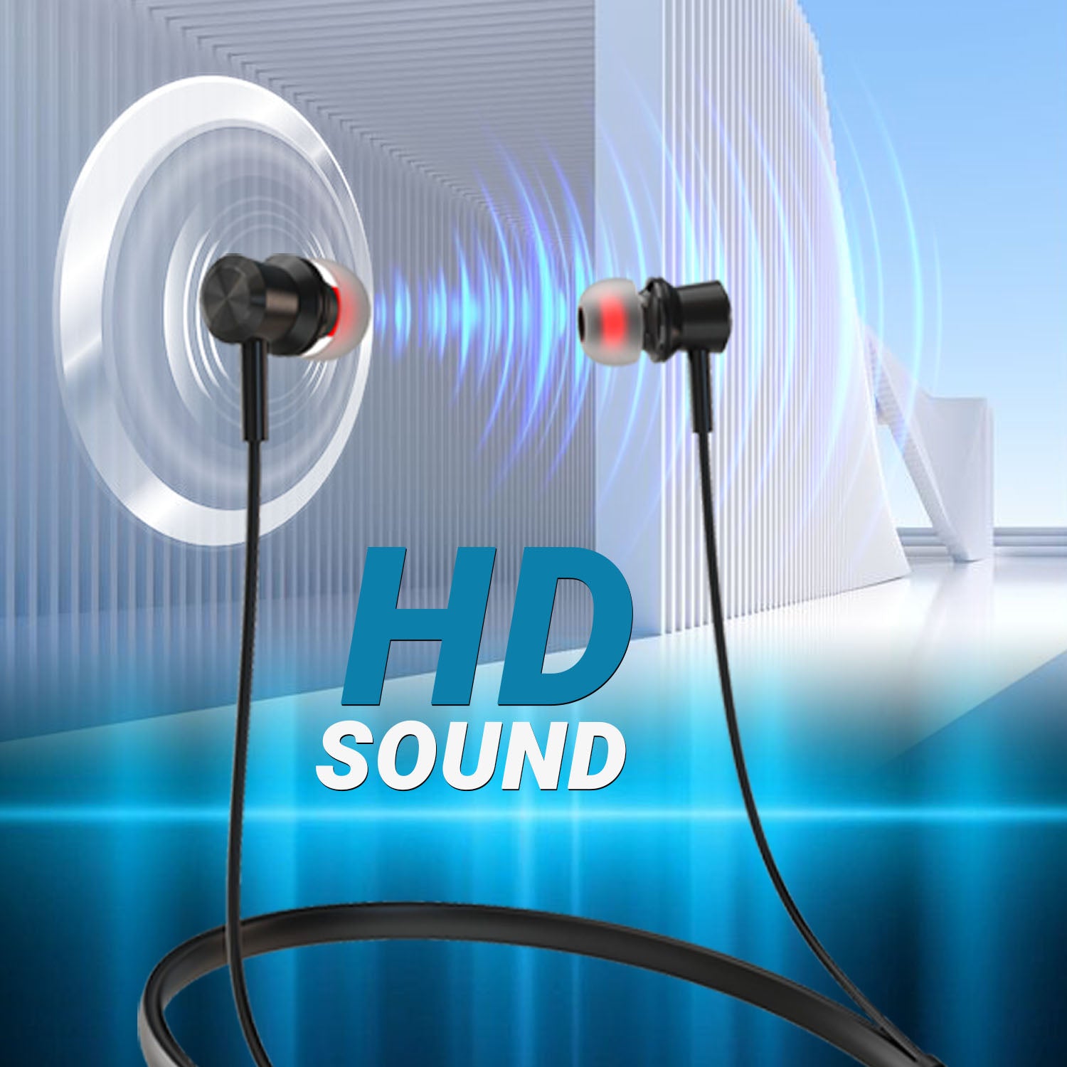 Unix Vivid MX6 Bluetooth Neckband äóñ HD Stereo Sound, Up to 22 Hours Talktime