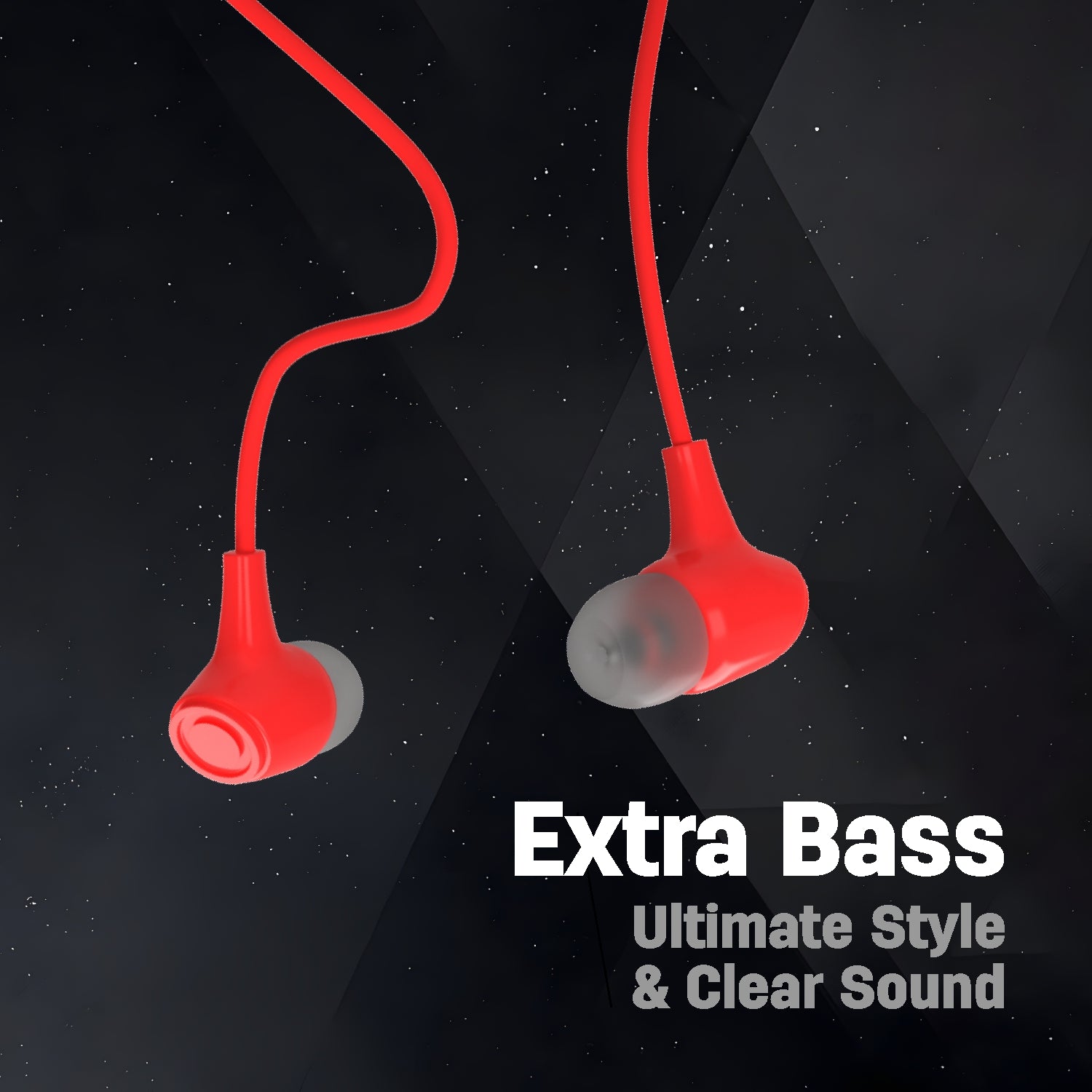 Unix Moon Wired Earphones with Stereo Sound