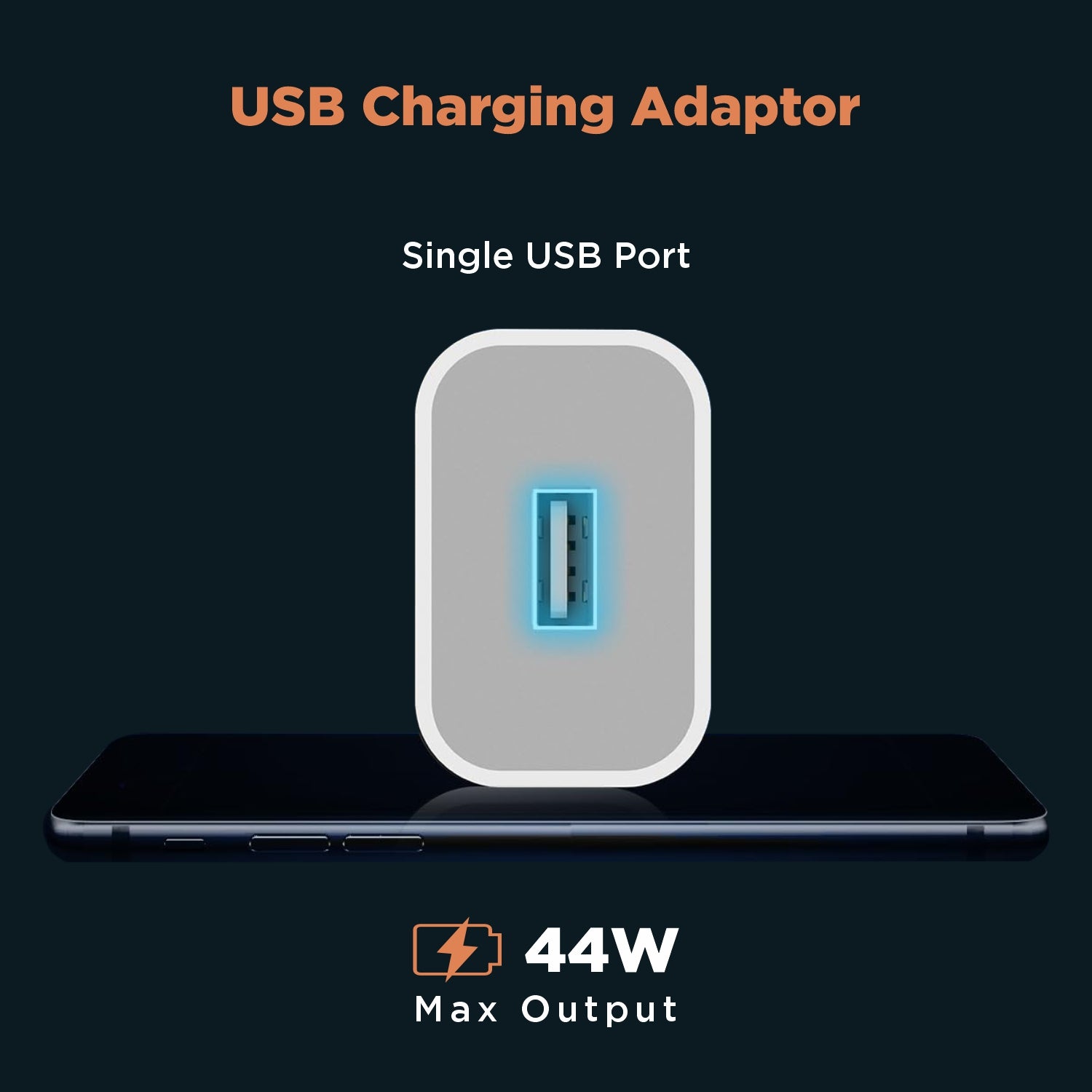 UNIX UX-129 44W ECO Series Fast Charger with Type-C Cable & 5-Layer Protection