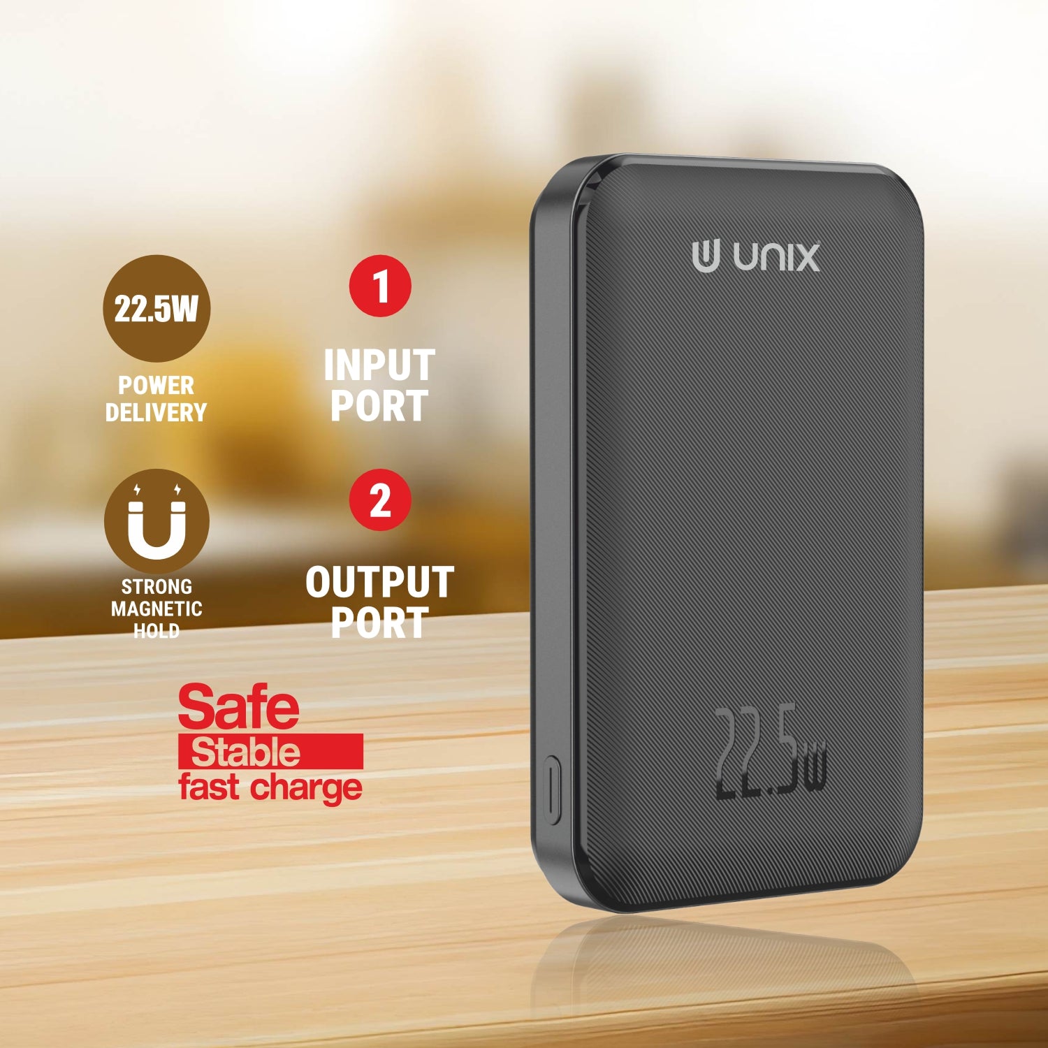 UNIX UX-1540 Prod 10000mAh Wireless Power Bank