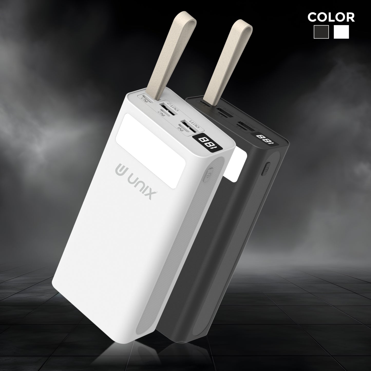 Unix UX-1525 30000 mAh Power Bank,