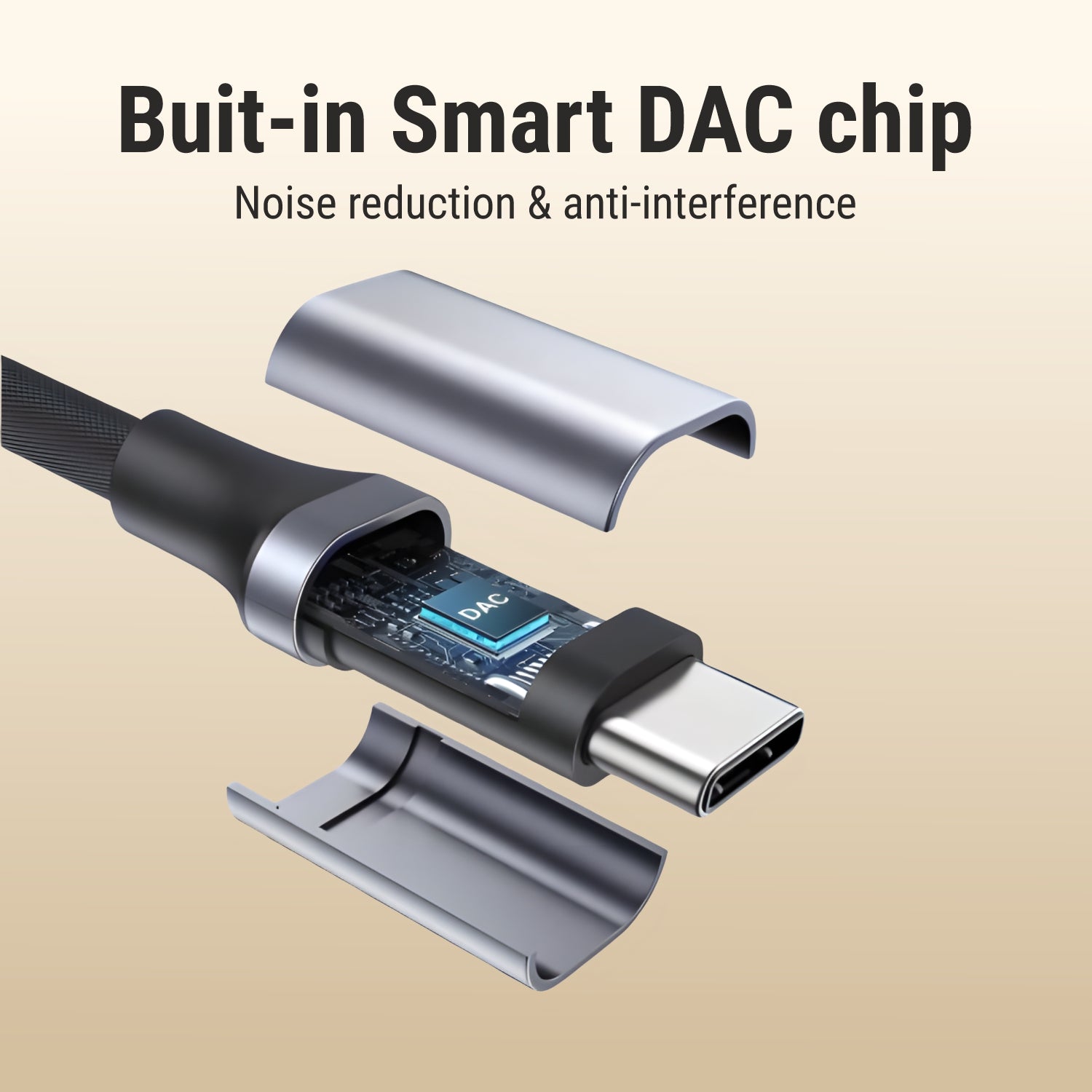 UNIX UX-HC20 Type-C to 3.5mm Metal Audio Adapter | Premium Sound & Build