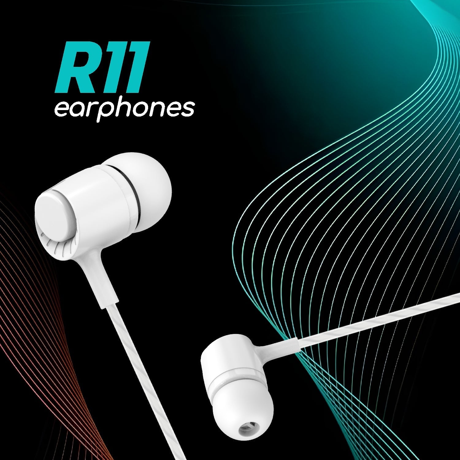 UNIX R11 Wired Earphones – Immersive Sound with 3.5mm Angled Jack & Easy Controls - Unixindia.