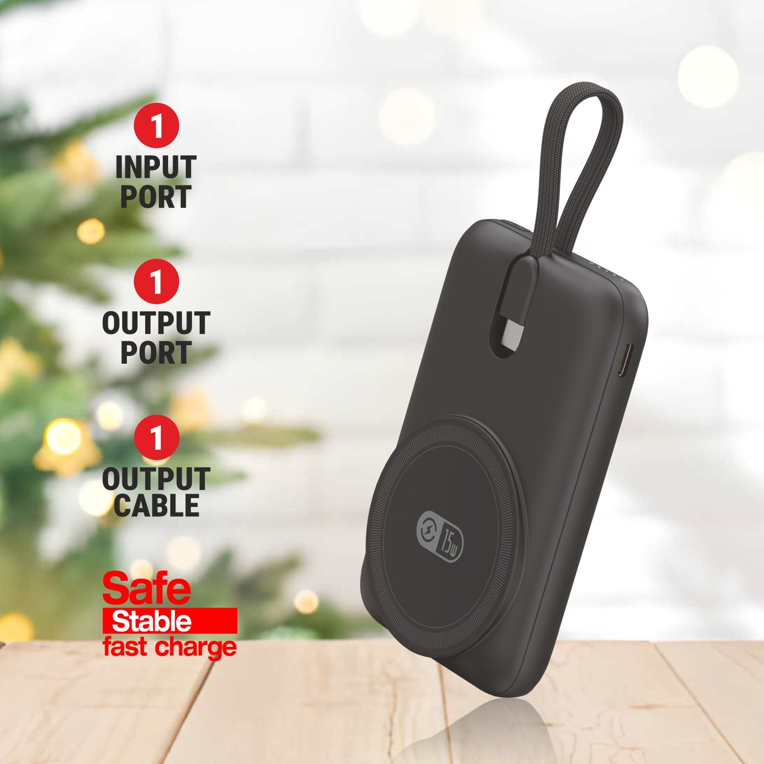 UNIX UX-1513 Dave 10000mAh Wireless Power Bank