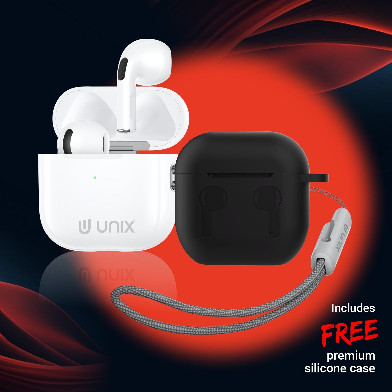 UNIX UX-3000 TWS Earbuds β 38-Hour Playtime, Clear Sound & Compact Stylish Design