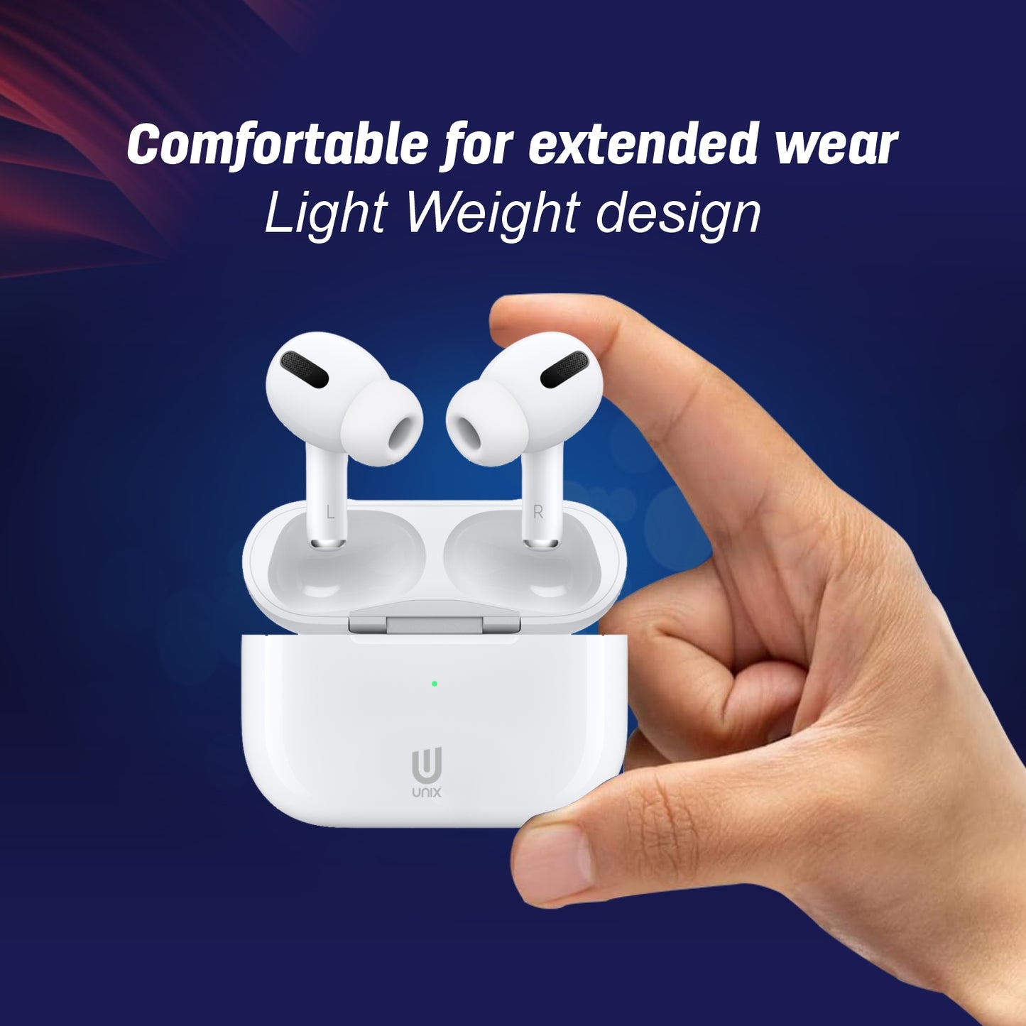 Unix UX-666 TWS Earbuds design