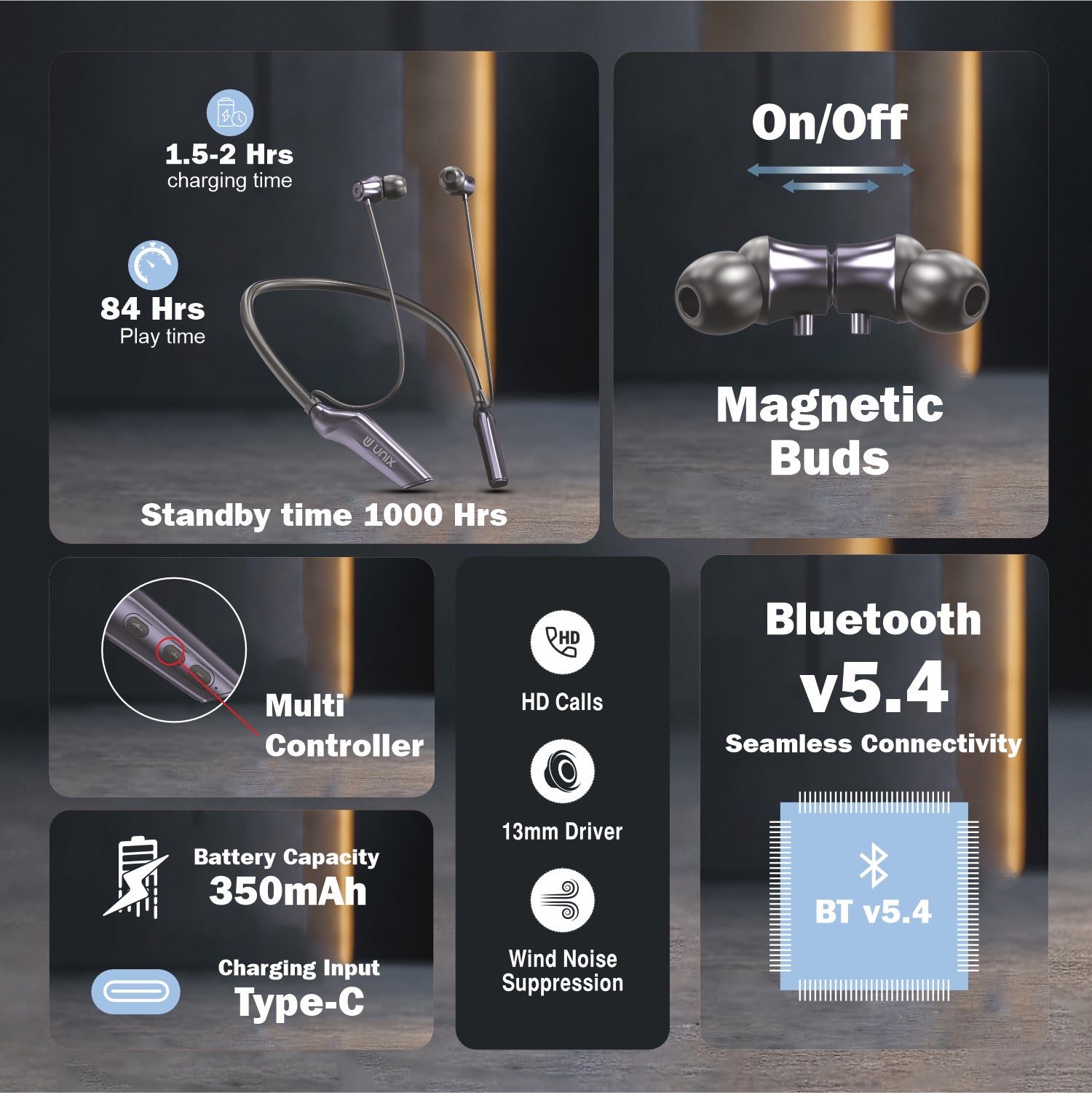 Unix UX-470 OLA Wireless Neckband