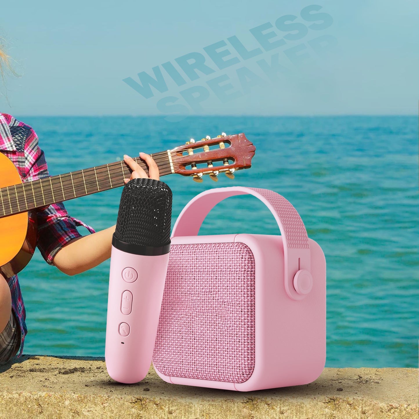 UnixIndia Mystic Wireless Bluetooth Speaker with Mic | Portable Multi-Function Stereo Speaker - Unixindia.