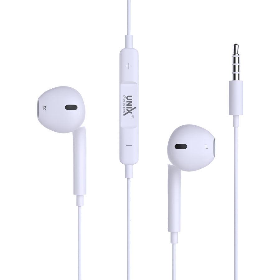 Unix i100 Wired Earphones with Stereo Sound full