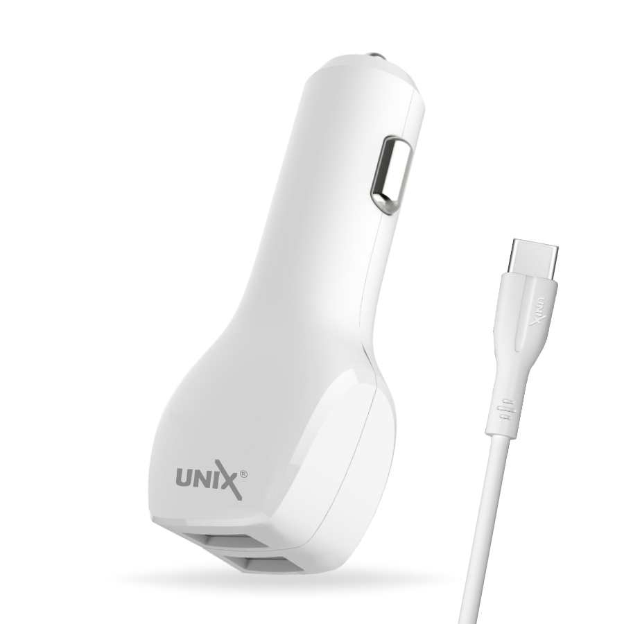 Unix Quick 100 Dual USB Port Car Charger
