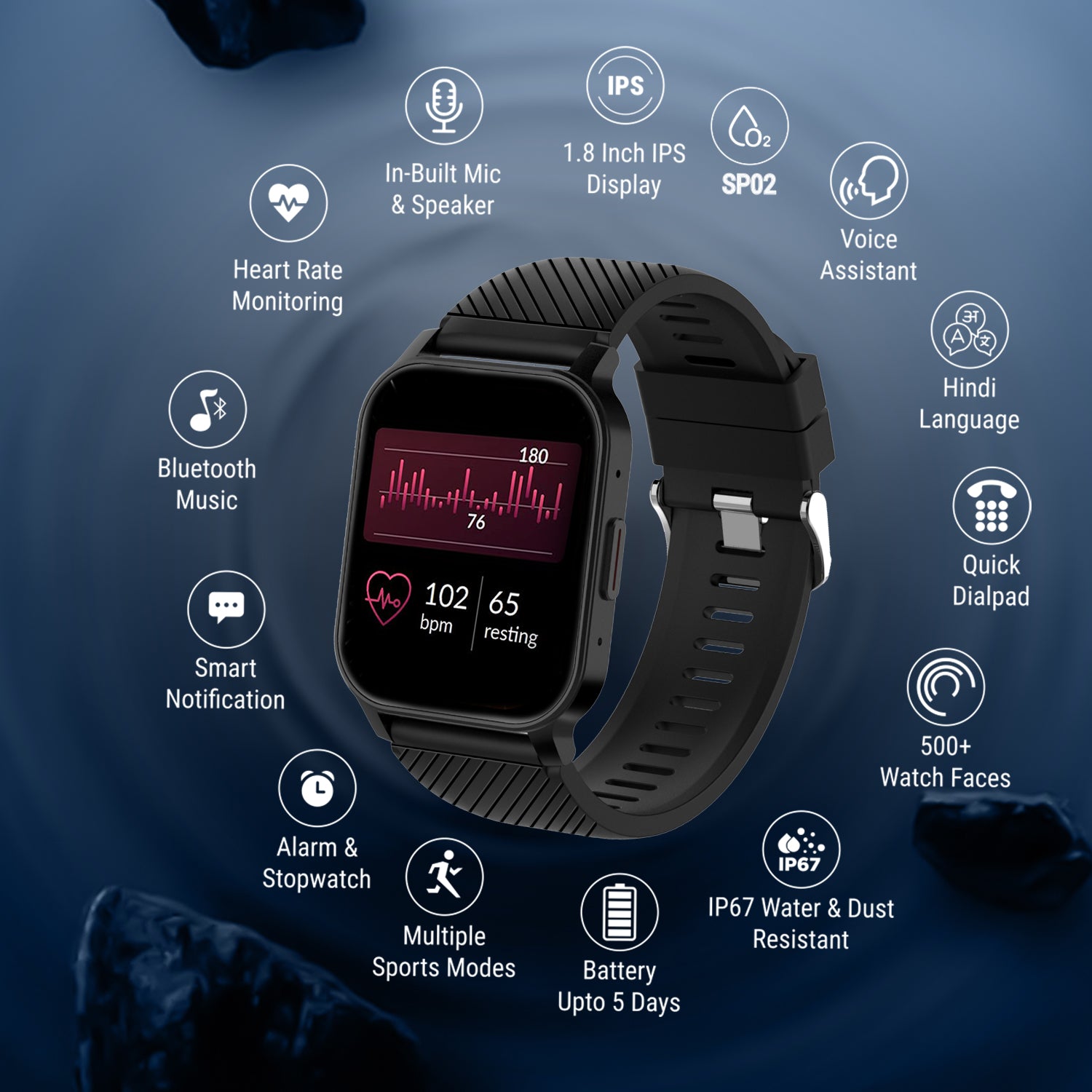 Unix USW-1 Breeze Bluetooth Calling Smartwatch