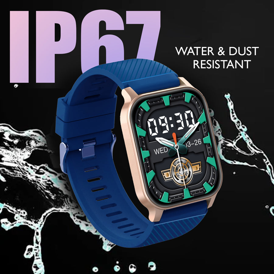 Unix USW-1 Breeze Bluetooth Calling Smartwatch Blue design 