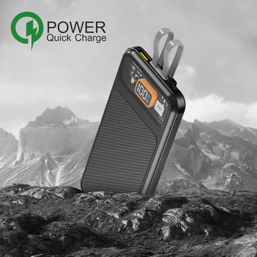 Unix UX-1513 30W PD Power Bank - Safe Stable Fast Charging Black