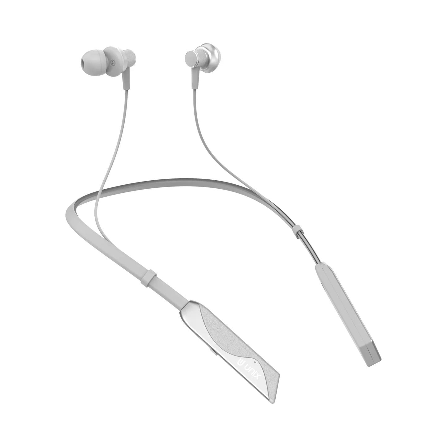 unix-elite-1-electro-wireless-neckband-threei-voice-change-enc Silver