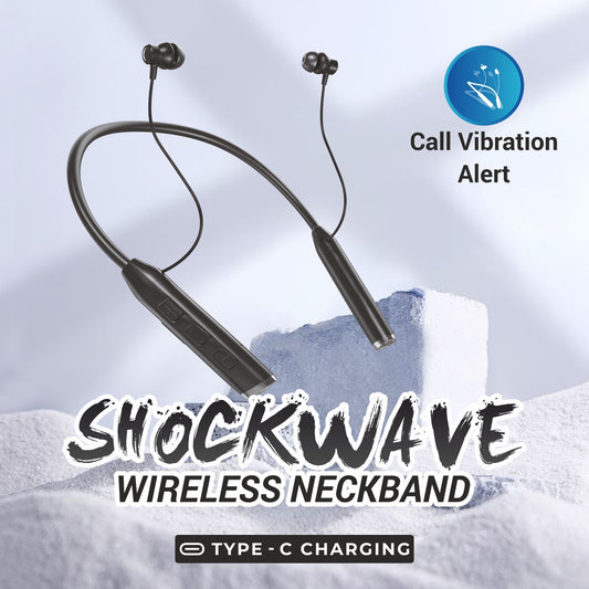 Unix UX-5000 Shockwave Wireless Neckband with 48-Hour Battery Life & BT 5.3 - Unixindia.