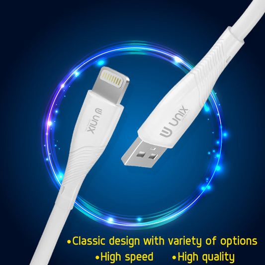 Unix UX-Power1 I5 Data Cable - Classic Design & Fast Transmission - Unixindia.