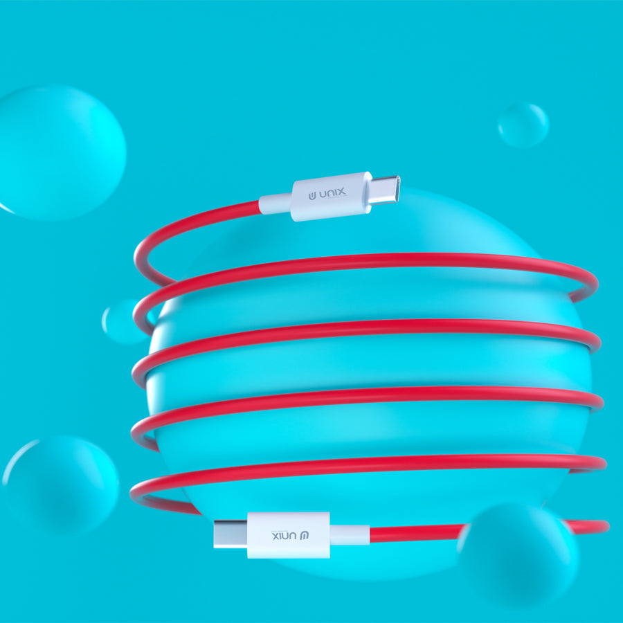 Unix DASH-60 PD 60W Type-C Data Cable - Unixindia.
