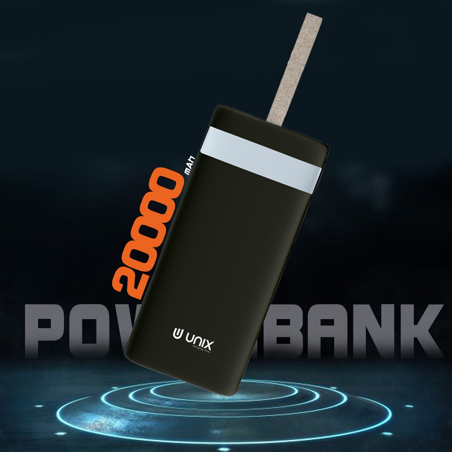 Unix UX-1517 Four In One Power Bank with LED Light - Unixindia.