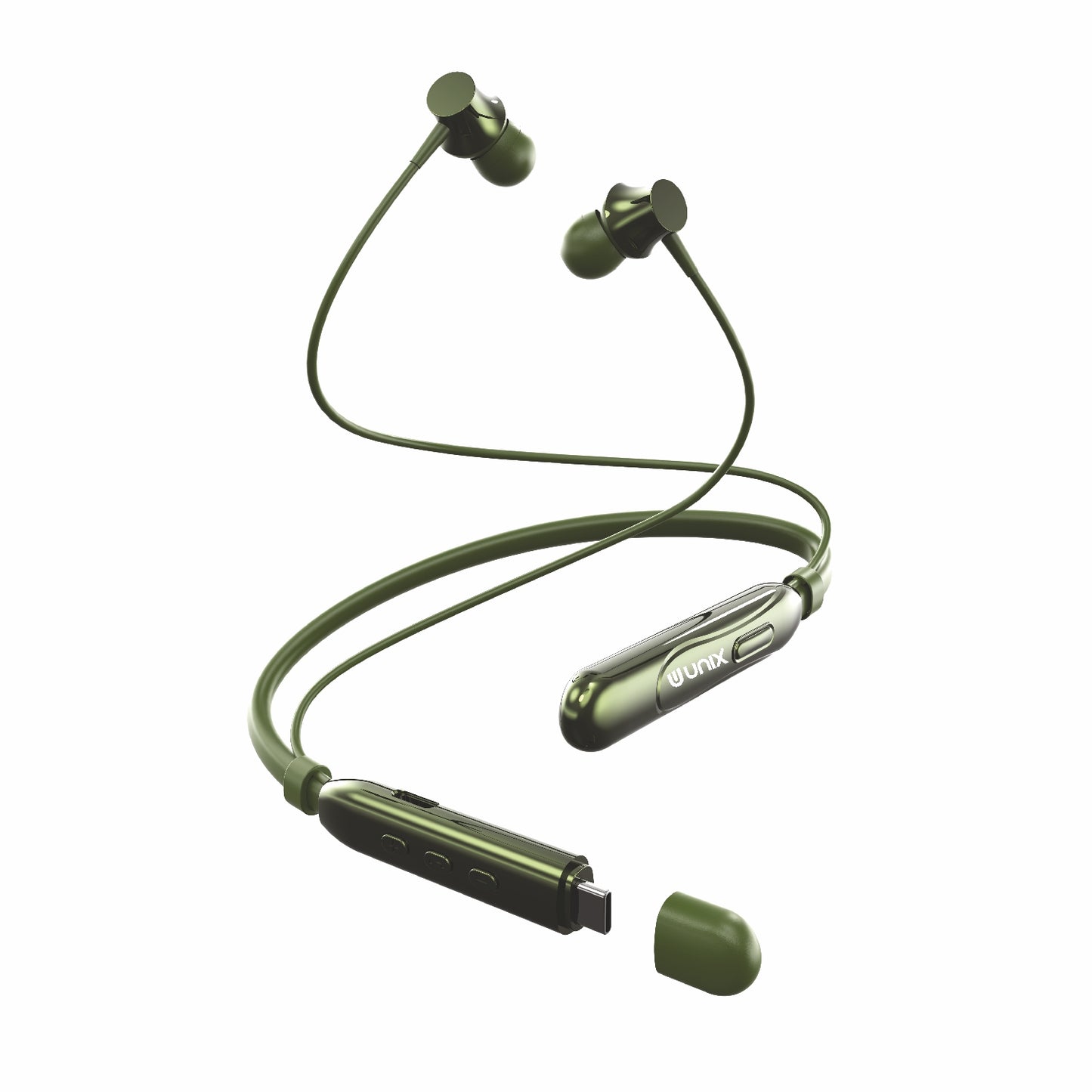 Best wireless neckband with 84 hours battery green
