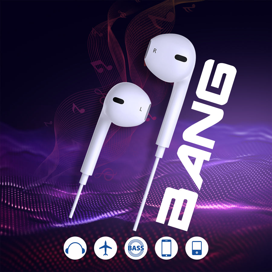 Unix UX-i900 Bang Wired Earphone for iPhone front