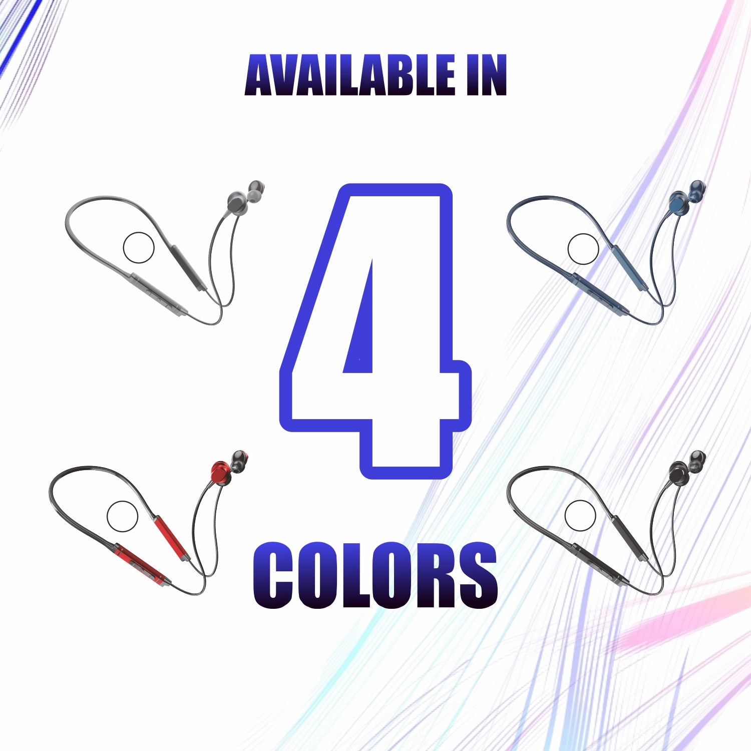 UNIX Ux-900 Springer Wireless Neckband äóñ Up to 52 Hours Playtime, Premium Bass, Type-C Fast Charging - Unixindia.