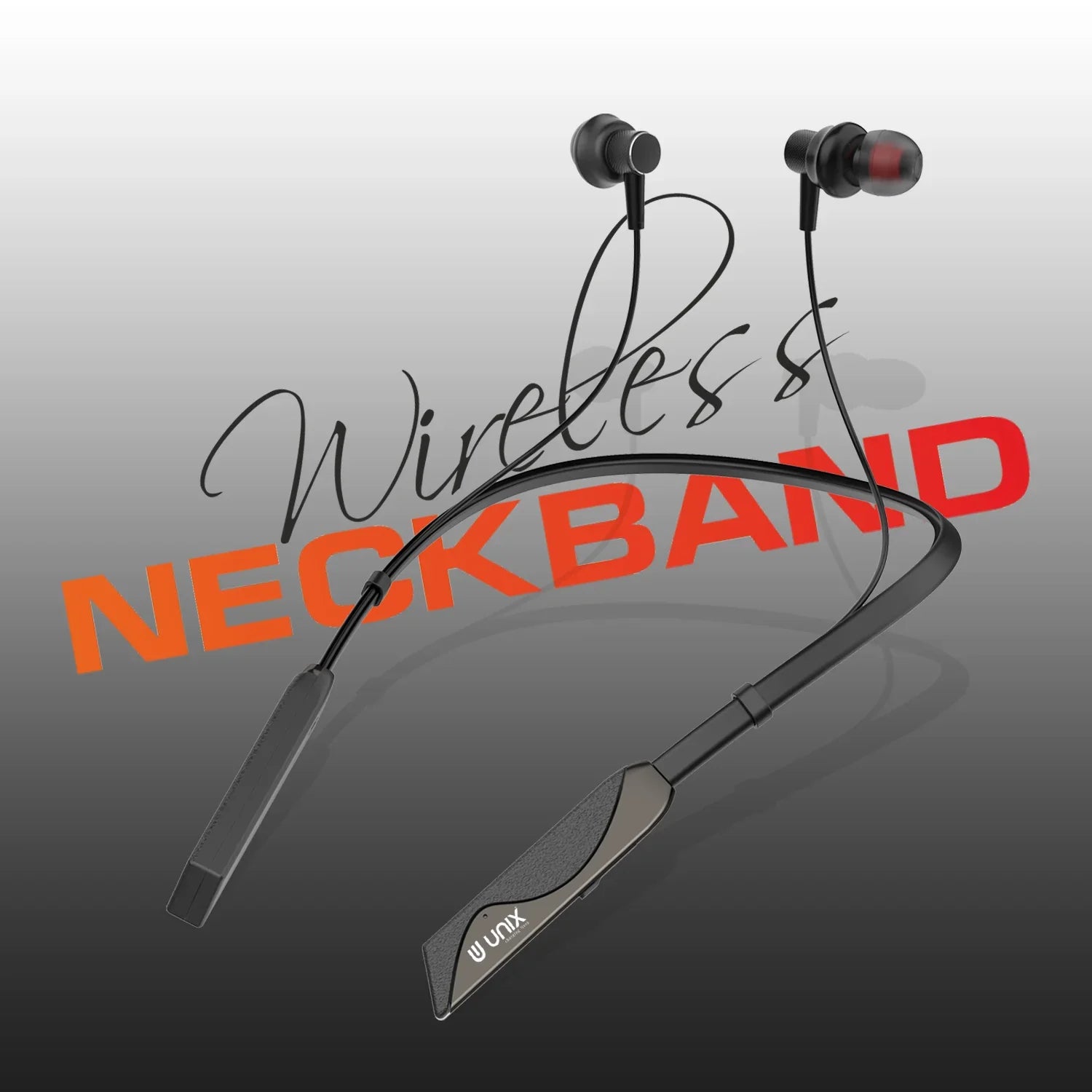 Unix Elite 1 Electro Wireless Neckband - Three Voice Change + ENC - Unixindia.