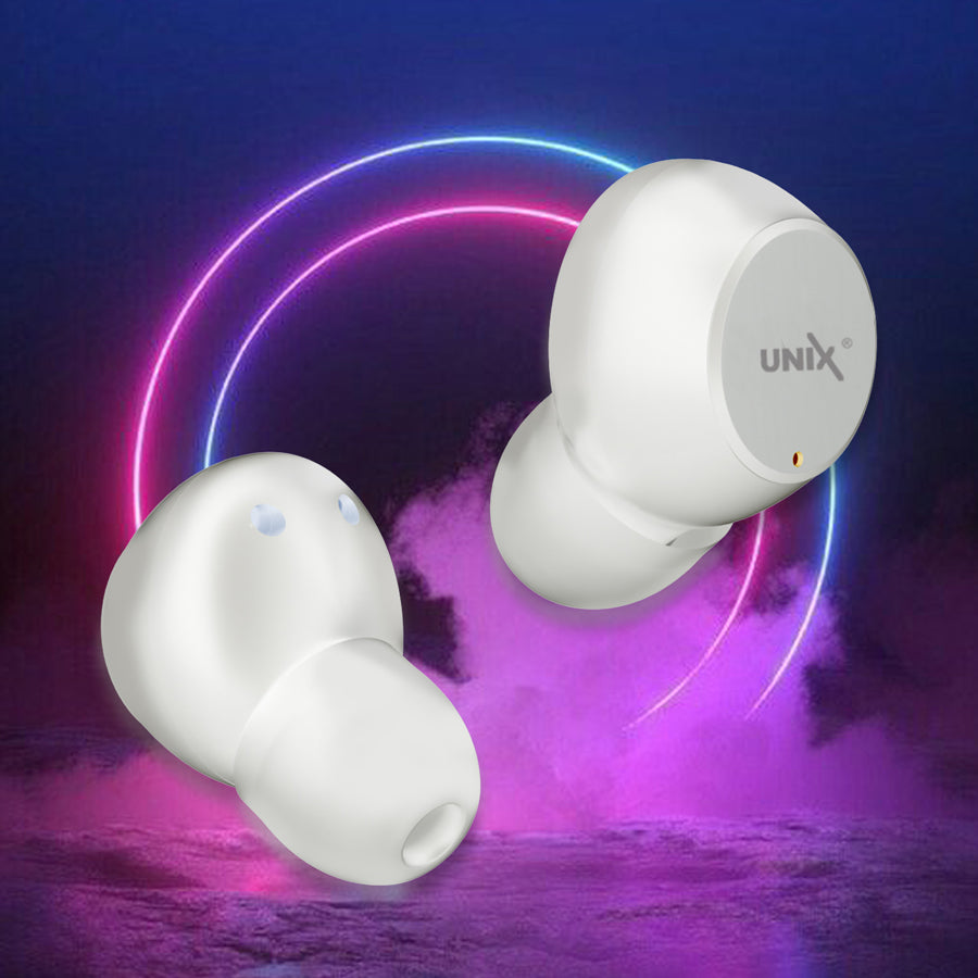 Unix UX-888 Legend Wireless Earbuds white