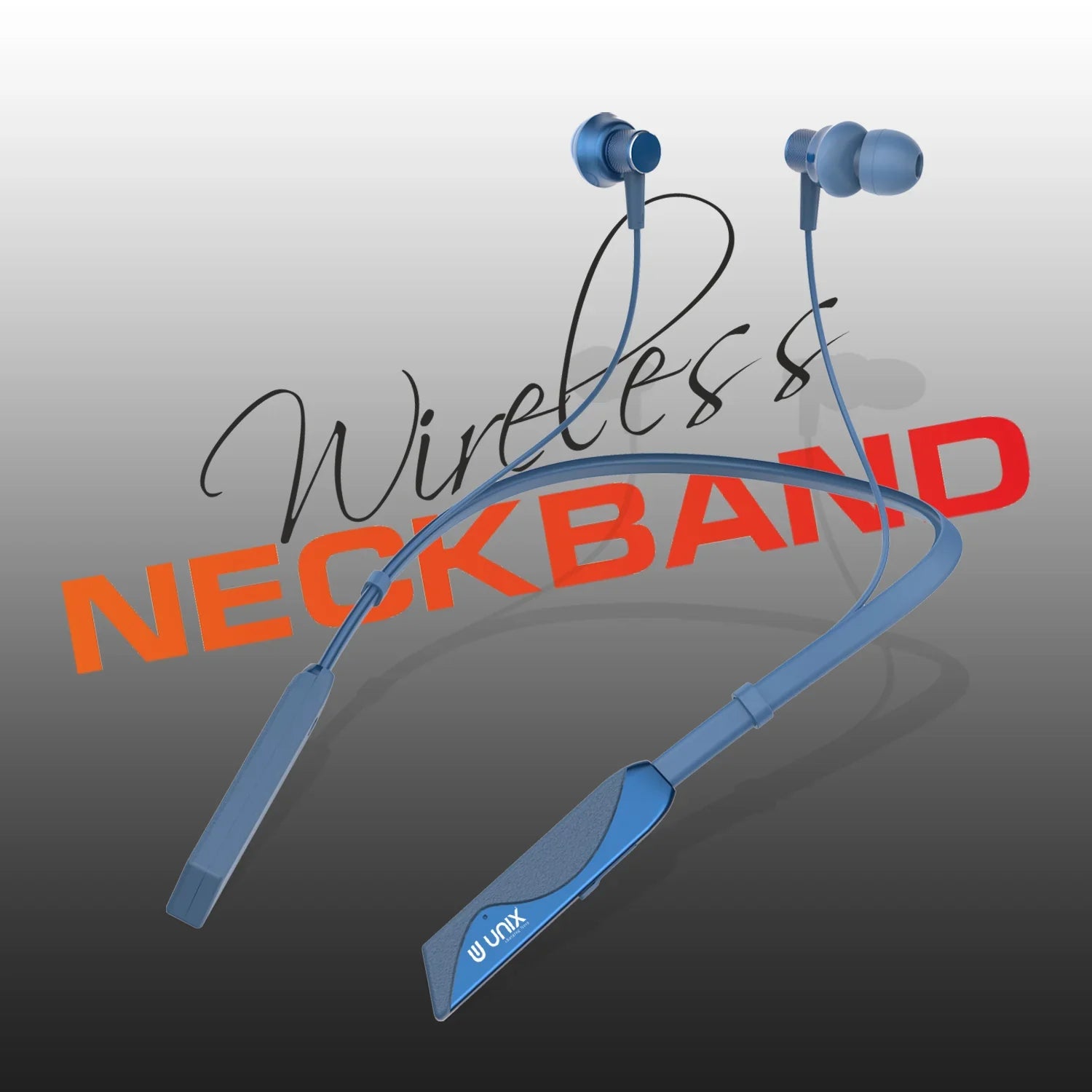 Unix Elite 1 Electro Wireless Neckband - Three Voice Change + ENC - Unixindia.