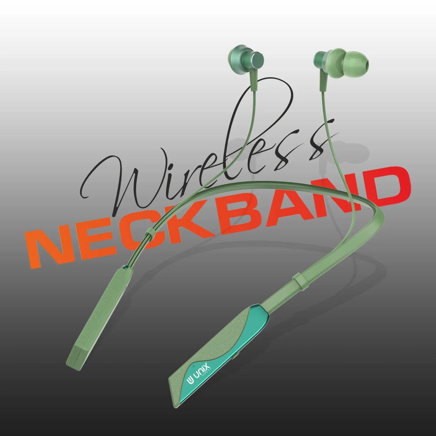 Unix Elite 1 Electro Wireless Neckband - Three Voice Change + ENC - Unixindia.