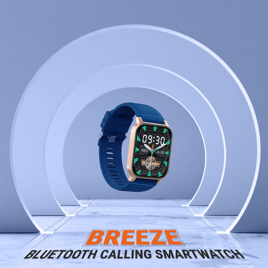 Unix USW-1 Breeze Bluetooth Calling Smartwatch Blue back
