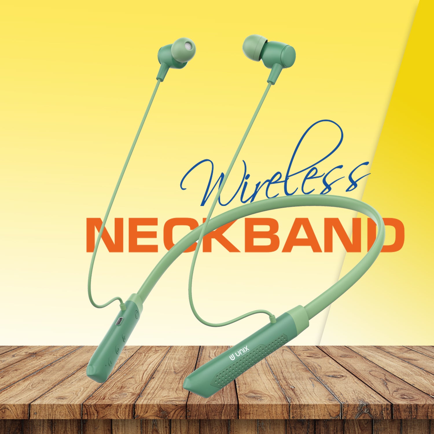 Unix UX-700 Horizon Wireless Neckband - Long Lasting Battery Life - Unixindia.