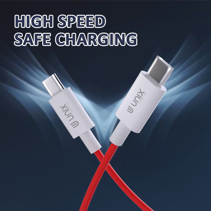 Unix DASH-60 PD 60W Type-C Data Cable - Unixindia.