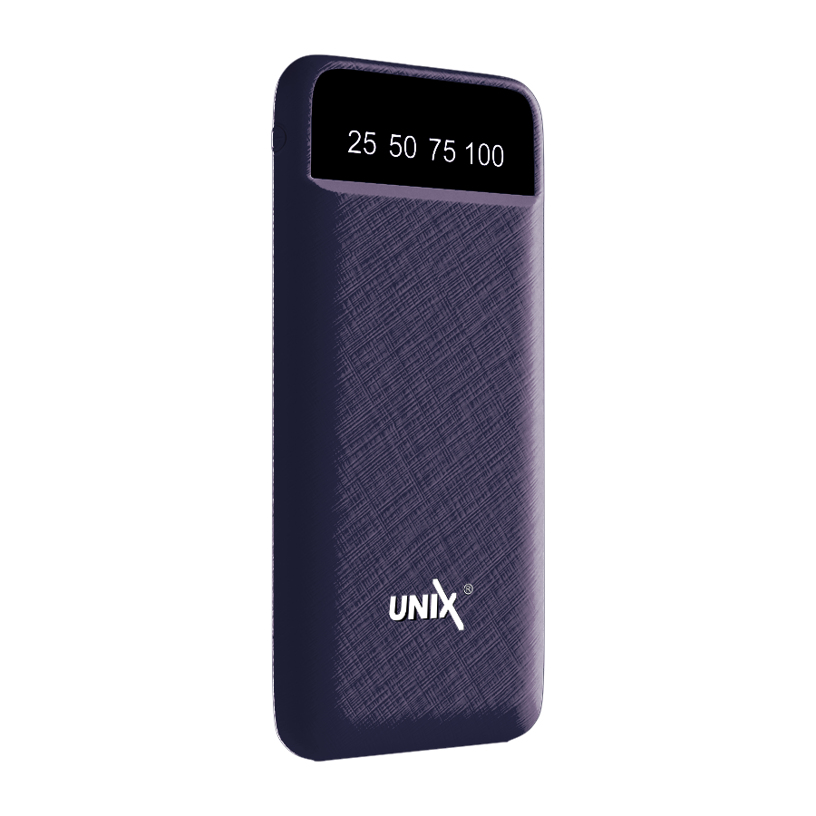 Unix UX-1520 10000mAh Power Bank - Stay Charged Anywhere, Anytime! Blue