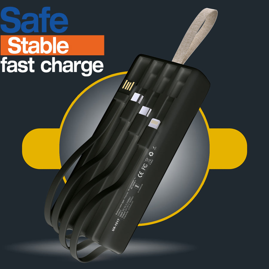 Unix UX-1517 Four In One Power Bank with LED Light - Unixindia.